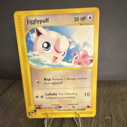 Pokemon Jigglypuff 68/144 Skyridge Regular Common Basic 50 HP Lullaby 10 - Image 1