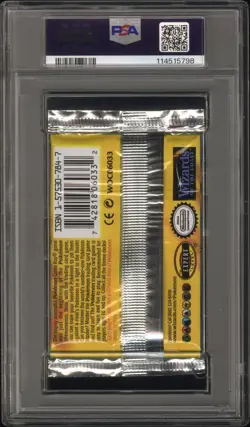 PSA 8 Pokemon TCG Base Set Unlimited Booster Pack Charizard Artwork WOTC 1999 - Image 2