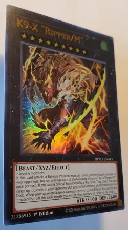 Yu-Gi-Oh! (3X) - K9-X "Ripper/M" BPRO-EN043 Burst Protocol 1st Edition Near Mint - Image 3