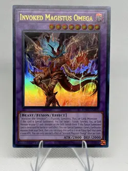 Invoked Magistus Omega 1st Edition Ultra Rare BPRO-EN100 Yu-Gi-Oh! - Image 1