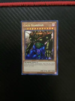 Yugioh Gate Guardian MRD-EN000 Secret Rare 25th Anniversary NM - Image 1