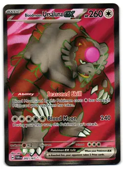 Bloodmoon Ursaluna ex 202/167 - Twilight Masquerade Pokemon TCG - LP Card - Image 1