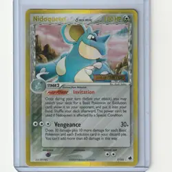 Nidoqueen Pokemon Card 2006 Dragon Frontiers Rare Reverse Holo TCG 7/101 - Image 1