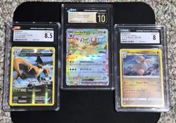 Graded Pokemon Lot of 3 TCG Cards 3 CGC Slabs. Dragonite -RS- SM- TF-pristine 10 - Image 2