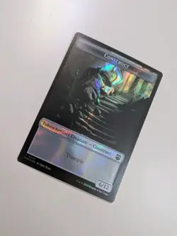 MTG - Construct (Ripple Foil)/Myr Token- Commander: Modern Horizons 3 NM/M Cond - Image 2