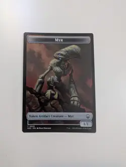 MTG - Construct (Ripple Foil)/Myr Token- Commander: Modern Horizons 3 NM/M Cond - Image 4