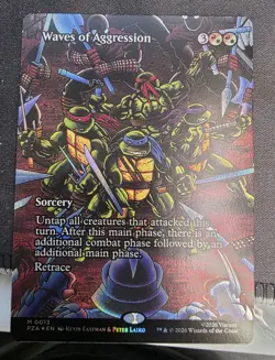 Waves Of Aggression - 0013 - M - Foil - Borderless - TMNT - MTG - NM/M - Image 1