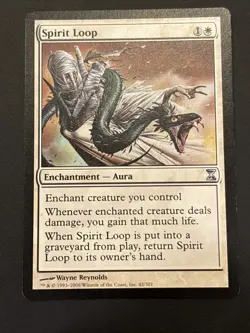 Spirit Loop Time Spiral Magic Mtg NM UP - Image 1