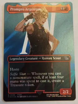 Prompto Argentum (Borderless) (Surge Foil) Final Fantasy Foil - Image 1