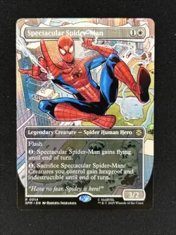 Spectacular Spider-Man (Borderless) Marvel's Spider-Man FOIL 0014 R - Image 1