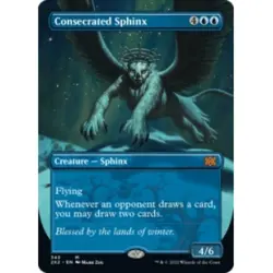 Consecrated Sphinx (borderless) M/NM Magic MTG Double Masters 2022 - Image 1