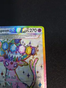 Pokemon SV Scarlet & Violet Espeon ex SVP 175 Full Art Promo NM - Image 5