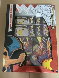 2021 Pokemon Celebrations 25th Anniversary Lance’s CHARIZARD Factory Sealed! - Image 2