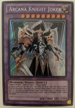 YuGiOh Arcana Knight Joker Secret Rare LCYW-EN051 1st Edition - Image 1