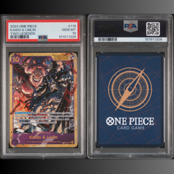 One Piece Kaido & Linlin Two Legends OP08-119 SEC PSA 10 GEM MINT English - Image 3