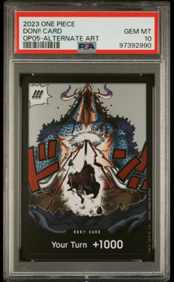2023 One Piece Awakening of a New Era OP05 DON!! Card Alternate Art PSA 10 - Image 1