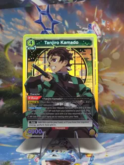 Union Arena Demon Slayer Tanjiro Kamado UE05BT/KMY-1-008 SR English - Image 1