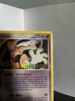 Pokemon Card MP 3rd Gen Stamped Promo Destiny Deoxys Rare Deoxys 16/107 - Image 3