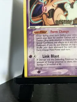 Pokemon Card MP 3rd Gen Stamped Promo Destiny Deoxys Rare Deoxys 16/107 - Image 5