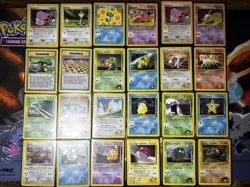Lot of 200 Vintage Pokemon Cards English WOTC Non-Holo LP-MP - Image 1