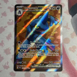 Toxicroak ex 232/198 Pokemon Card SV01: Scarlet & Violet Base Set Holo - Image 1