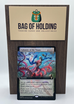 Calamity of the Titans - Borderless - Commander Masters - NM - MTG - Image 1