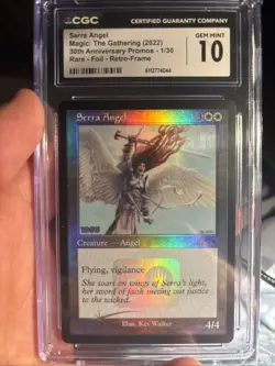 Serra Angel - 30th Anniversary Promos Foil - CGC Gem Mint 10 - Image 1