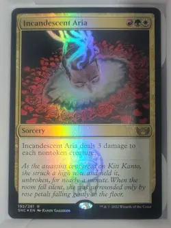 Incandescent Aria - Foil - Streets of New Capena - Magic the Gathering MTG Nice! - Image 1