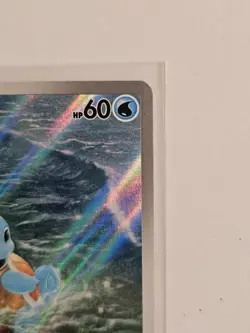 Pokemon TCG Squirtle 170/165 Full Art 151 Illustration Rare Holo NM - Image 4