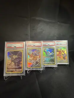 4 PSA GRADED 9’s Pokemon Zekrom, Eevee, Vaporeon, Flareon * ALL BRILLIANT STARS* - Image 1