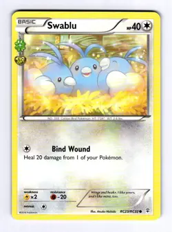 Swablu Generations: Radiant Collection #RC23 (2016) Common NM Pokemon - Image 1