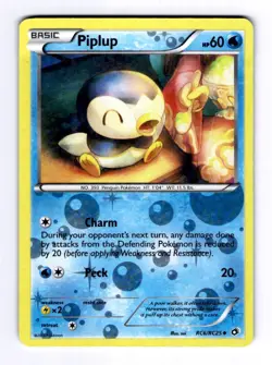 Piplup Legendary Treasures: Radiant Collection #RC6 Uncommon Holo NM Pokemon - Image 1