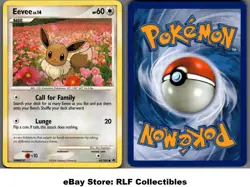 2008 Pokemon, D&P Majestic Dawn, #62/100 Eevee, Common (c) - Image 1