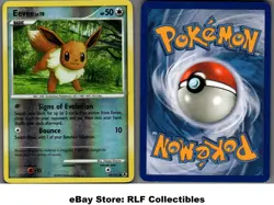 2009 Pokemon, Platinum Rising Rivals, #59/111 Eevee Lv. 10, Reverse Holo Common - Image 1