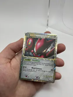 Watch Video!! Pokemon TCG Scizor Prime Undaunted Holo Ultra Rare 84/90 HP - Image 1