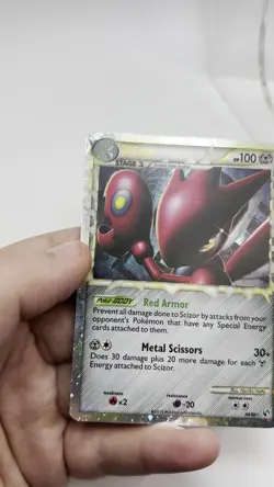 Watch Video!! Pokemon TCG Scizor Prime Undaunted Holo Ultra Rare 84/90 HP - Image 2