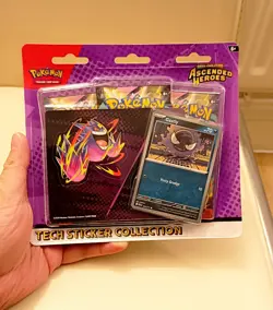 Pokemon TCG Ascended Heroes Tech Sticker Triple Pack - Gastly Brand New Sealed - Image 1