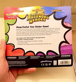 Pokemon TCG Ascended Heroes Tech Sticker Triple Pack - Gastly Brand New Sealed - Image 2