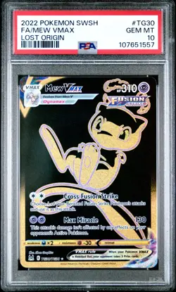 Mew VMAX TG30/TG30 Pokemon Lost Origin Trainer Gallery PSA 10 - Image 1