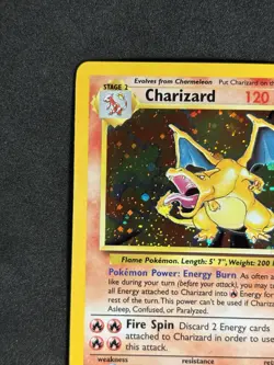 Pokemon TCG Charizard Holo 2nd Edition Base Set 4/130 Unlimited 1999 🔥 - Image 2