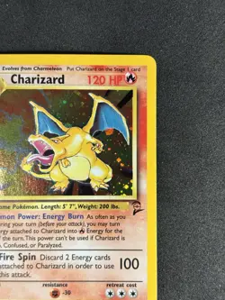 Pokemon TCG Charizard Holo 2nd Edition Base Set 4/130 Unlimited 1999 🔥 - Image 3