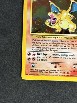 Pokemon TCG Charizard Holo 2nd Edition Base Set 4/130 Unlimited 1999 🔥 - Image 5