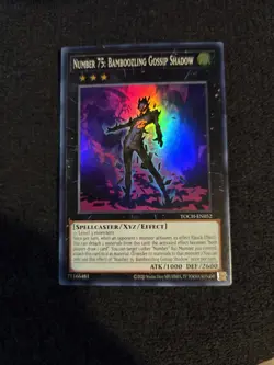 1x Yu-Gi-Oh! Number 75: Bamboozling Gossip Shadow - TOCH-EN052 - Super - 1st -NM - Image 1