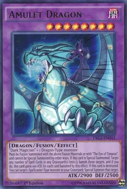 Amulet Dragon-Ultra Rare - 1st Edition - DRL3-EN043 - Dragons of Legend: Unle... - Image 1