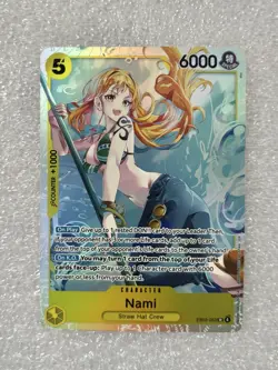 One Piece Nami EB03-053 Special Holo 5 Cost 6000 Power Card - Image 1
