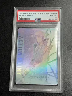 PSA 10 Union Arena Bleach Vol. 2 Rukia Kuchiki FOIL Action Point AP03, English - Image 1