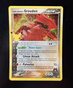 Pokemon TCG Team Magma's Groudon Holo Card 9/95 Celebrations Classic Collection - Image 1