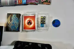 Pokemon Mega Evolution Etb Open Box w/ Cards Dice Sleeves No Promo - Image 3