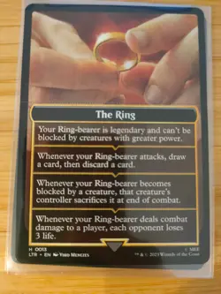 MTG The Ring 0013 Lord Of The Rings Helper Card M/NM Free UK P&P - Image 1