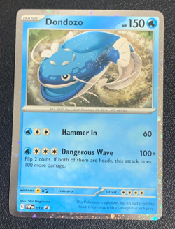 Dondozo SVP 012 Black Star Promo Cosmos Holo Pokemon TCG Card NM - Image 1